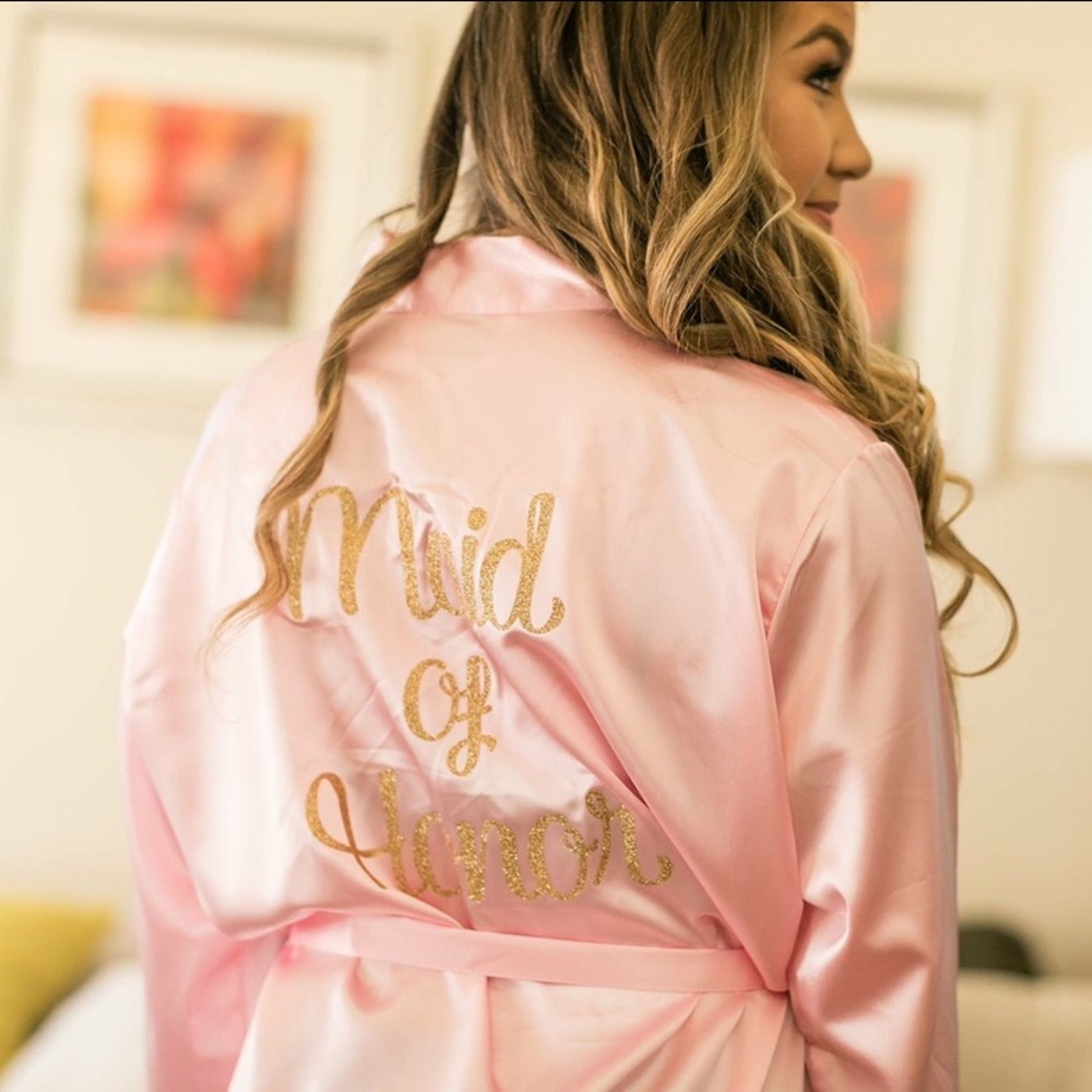 Satin Robe - Maid of Honor - Rachel